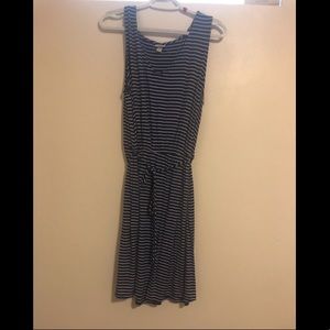 Royal Blue Striped Dress